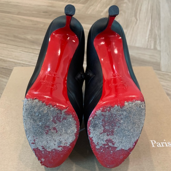 Christian Louboutin Dirdibootie Black Leather - Picture 10 of 11